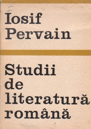Studii de literatura romana