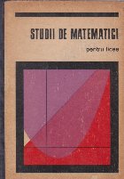 Studii matematici pentru licee
