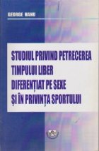 Studiul privind petrecerea timpului liber