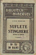 coperta Suflete stinghere - Nuvele si schite (antebelica)