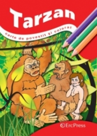 Tarzan - Carte de povestit si colorat