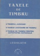 coperta Taxele de timbru. Legislatie, Volumul I si II