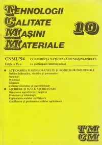 TCMM, nr 10 - Actionarea masinilor unelte si robotilor industriali
