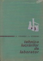 coperta Tehnica lucrarilor de laborator
