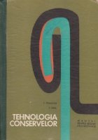 coperta Tehnologia conservelor. Manual pentru scolile profesionale