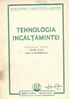 coperta Tehnologia incaltamintei - Manual unic pentru scoli medii si profesionale