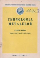 Tehnologia metalelor (Materii prime) Manual