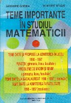 Teme inportante studiul matematicii