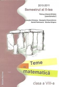 TEME DE MATEMATICA CLASA A VIII-A SEMESTRUL AL II-LEA