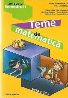 Teme matematica Clasa VII Partea