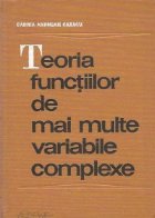 Teoria functiilor mai multe variabile