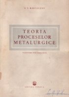 Teoria proceselor metalurgice (traducere din