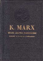 Teorii asupra plusvalorii (Volumul lea
