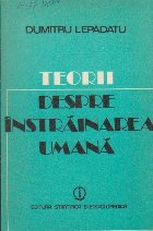coperta Teorii despre instrainarea umana
