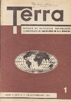 Terra, Revista a Societatii de St. Geografice din R. S. Romania, Nr. 1 - Ianuarie-Februarie 1973
