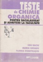 TESTE CHIMIE ORGANICA PENTRU BACALAUREAT