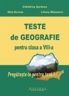 Teste geografie pentru clasa VIII