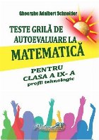 Teste grilă autoevaluare matematică pentru