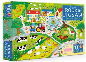 On the farm puzzle book and jigsaw