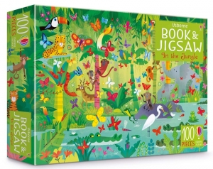 In the jungle puzzle book and jigsaw