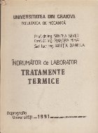 Tratamente Termice Indrumator Laborator