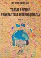Tratat privind tranzactiile internationale, Volumul al II-lea