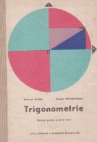 Trigonometrie Manual pentru anul licee