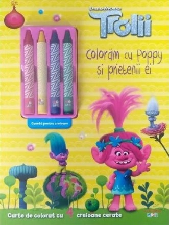 Troli : colorăm cu Poppy şi prietenii ei
