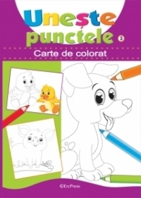 Uneste punctele Nr.3 - carte de colorat