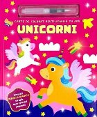 Unicorni carte colorat reutilizabilă apă