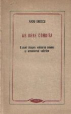 urbe condita Eseuri despre valoarea