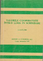 Valorile Cooperatiste Intr-o Lume in Schimbare
