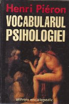 coperta Vocabularul Psihologiei (Pieron)
