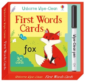 Wipe-clean first words cards