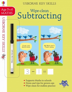 Wipe-clean subtracting 5-6