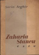 coperta Zaharia Stancu - Eseu