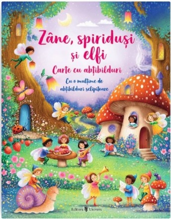 Zâne, spiriduşi şi elfi : carte cu abţibilduri